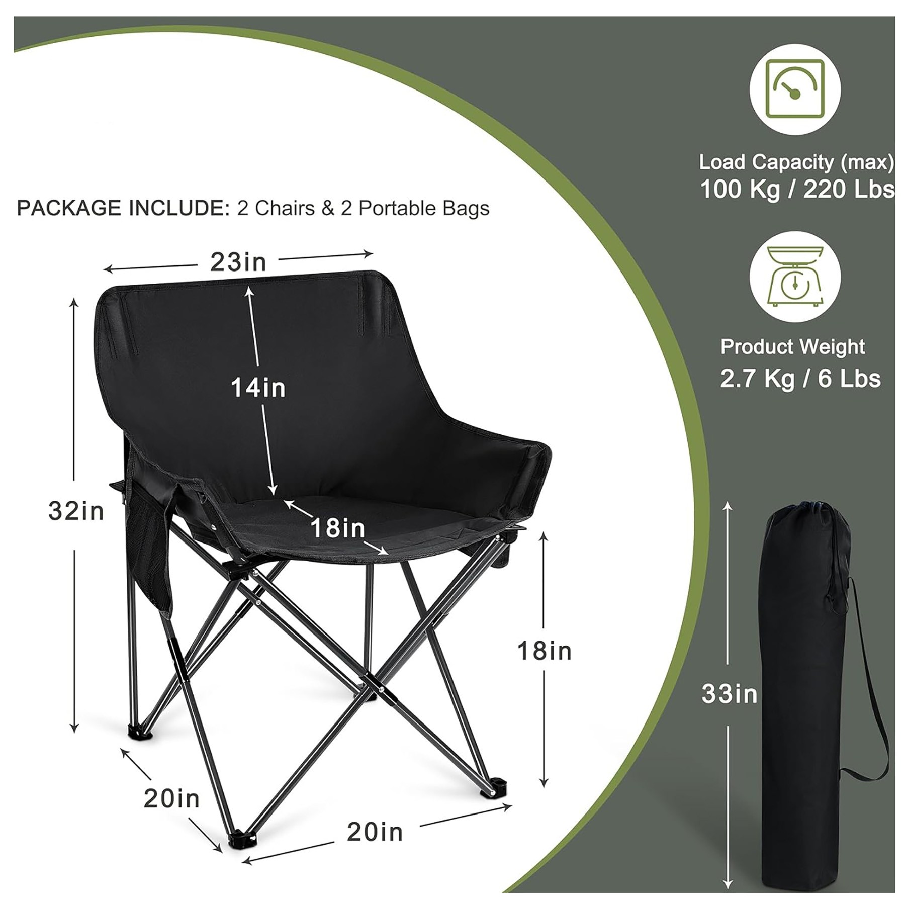 Portable Outdoor Camping Chair 9