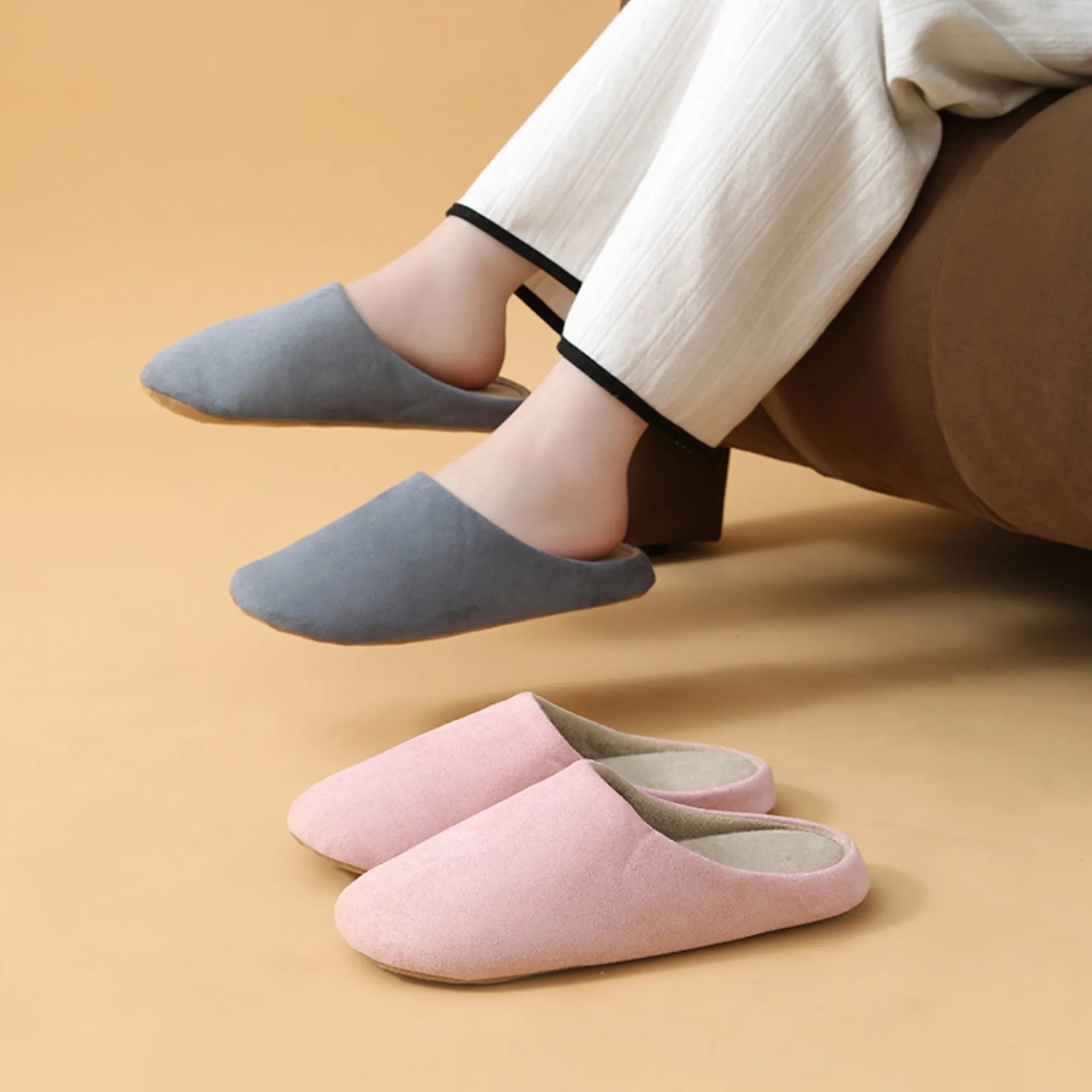 Warm Cotton Slippers Indoor Shoes For Household 3