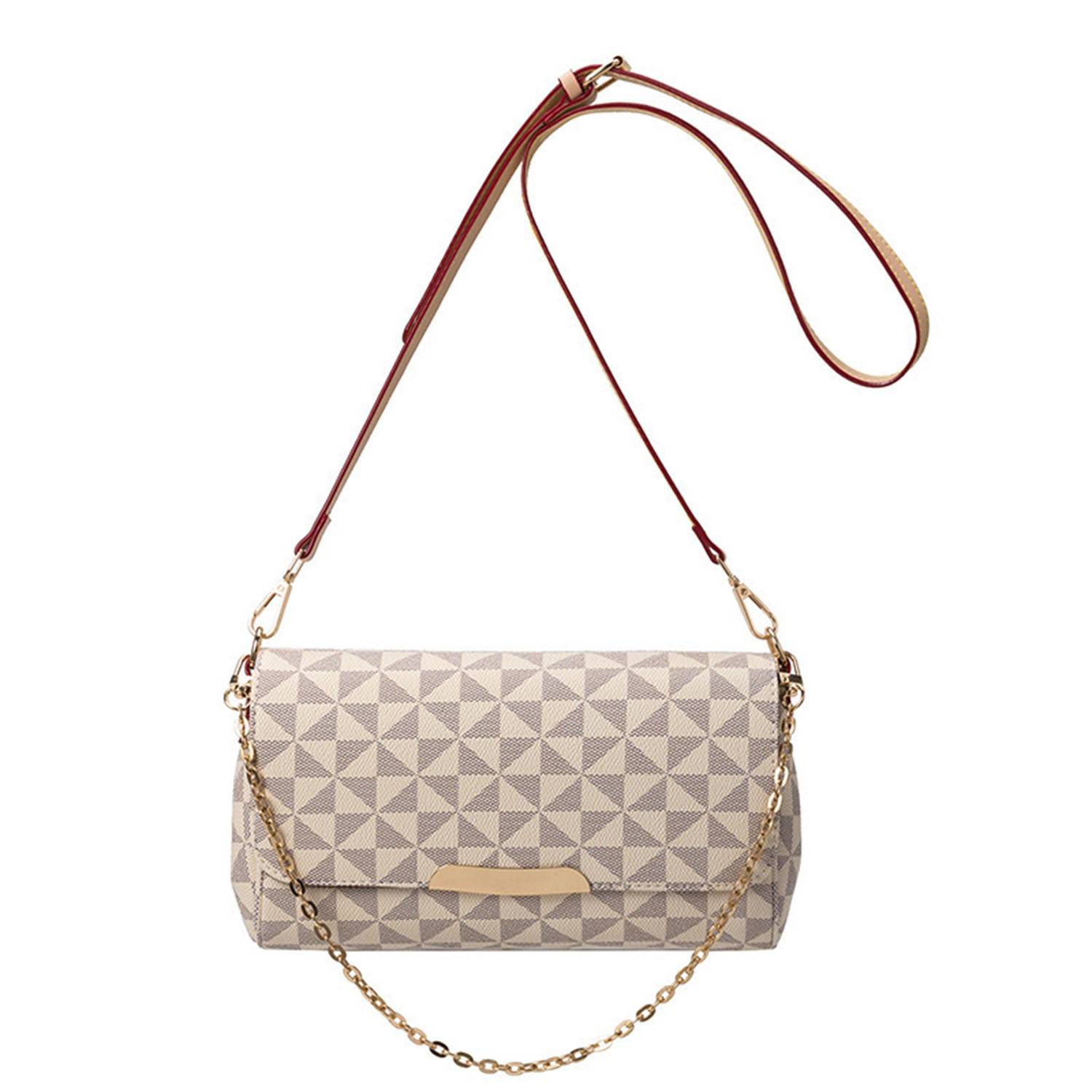 PU Leather Fashion Women Shoulder Chain Crossbody Bag 2