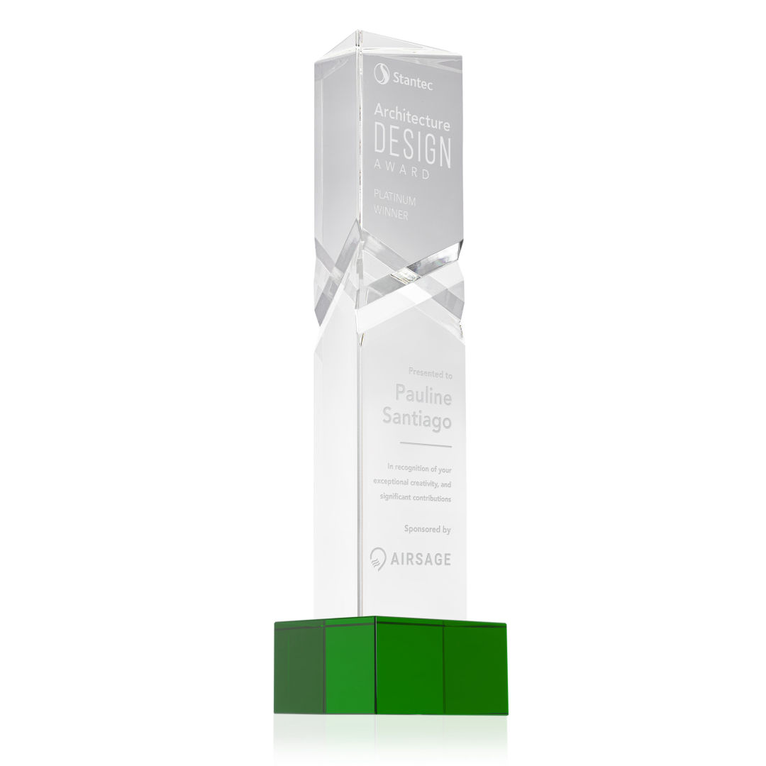 Oakham Award on Hancock Base - Green 7