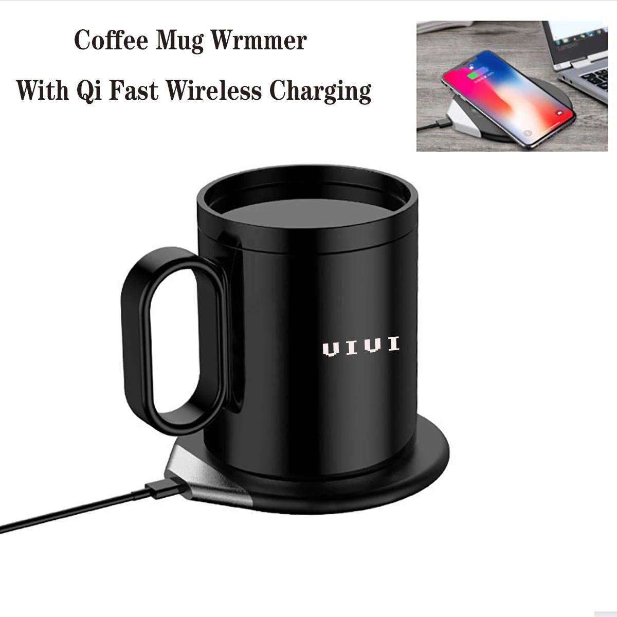Cup Warmer Phone Wireless Charger 2 In 1 3