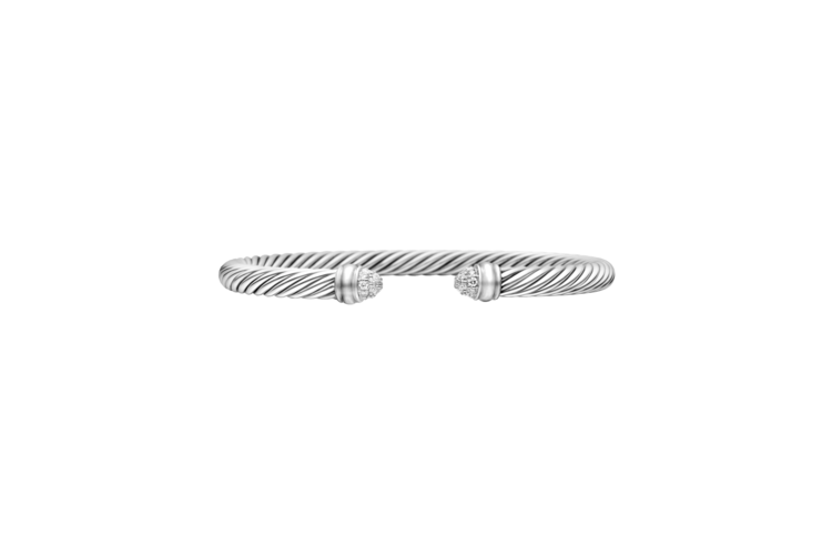 David Yurman Classic Cable Bracelet with Pave Diamonds 1