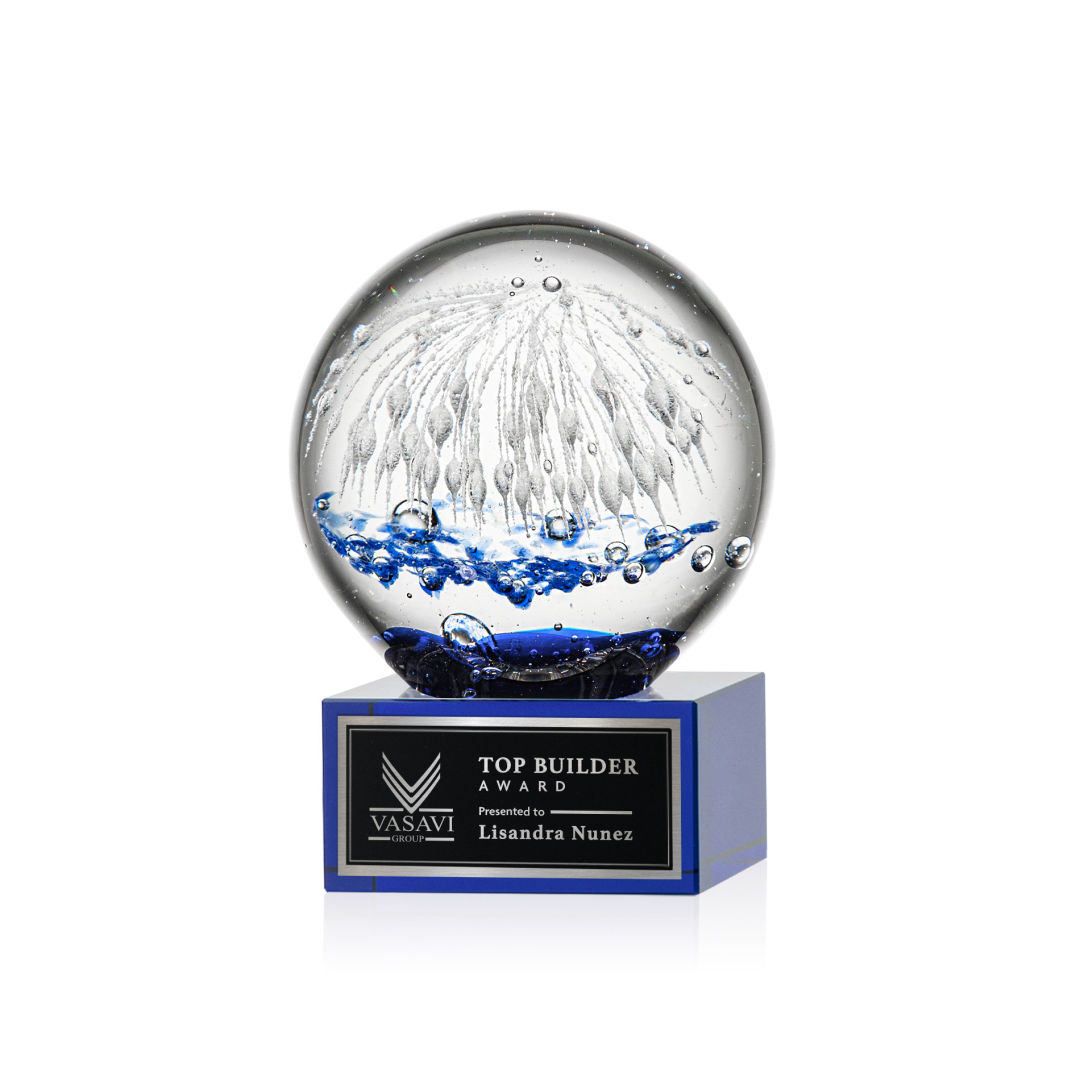 Starburst Award on Hancock Base - Blue 17