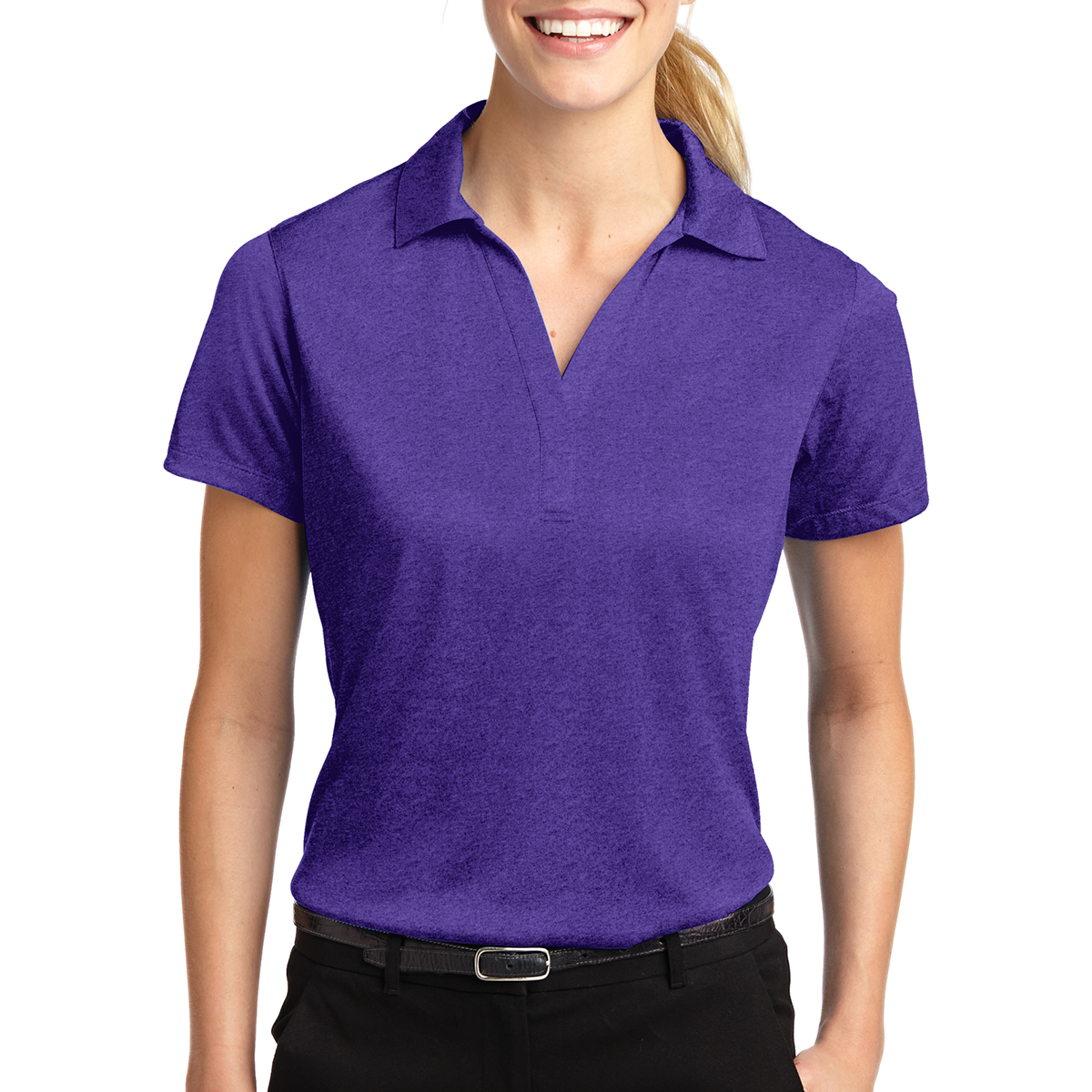 Sport-Tek® Ladies' Heather Contender™ Polo 44