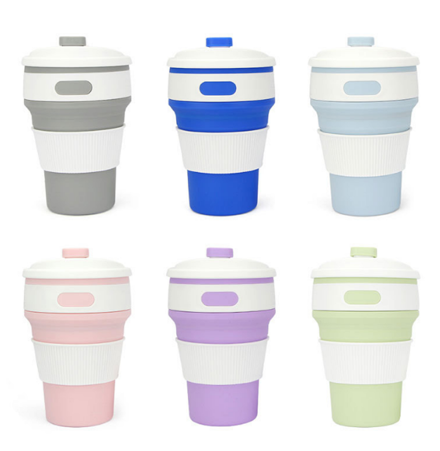12 oz Travel Silicone Collapsible Coffee Mug 4