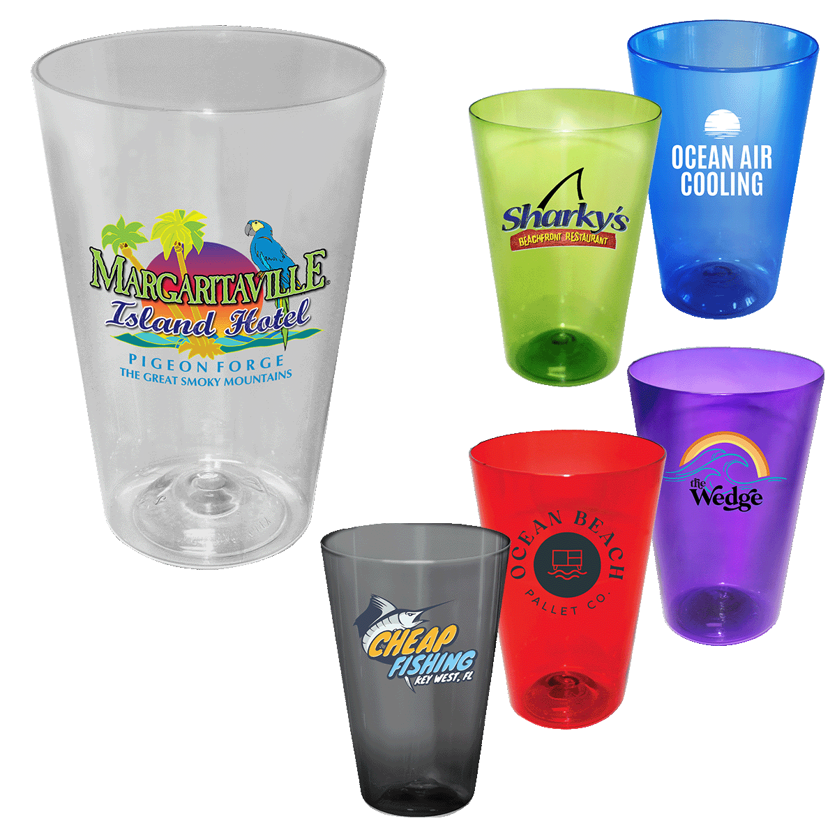 RECYCLED PET - 16 oz. Pint Glass 5