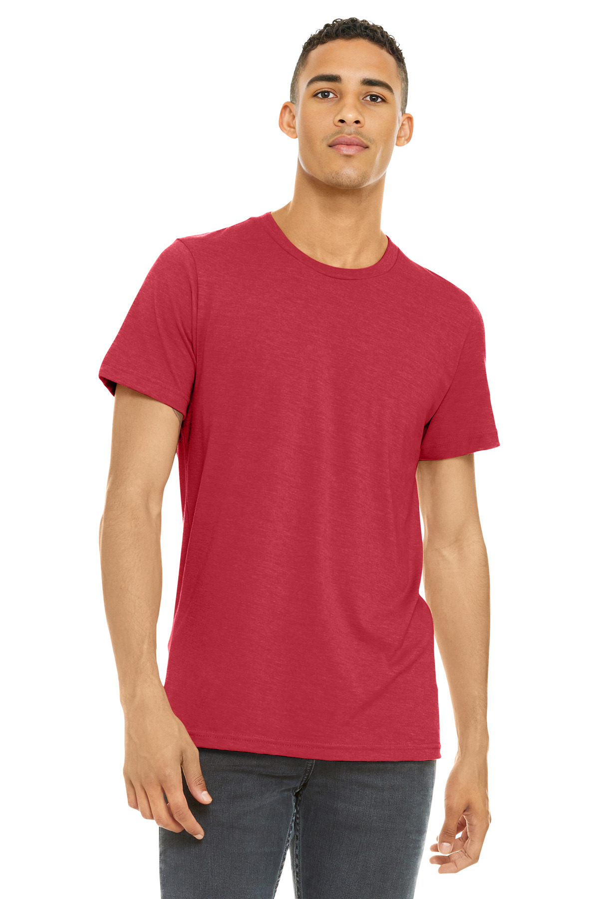 BELLA+CANVAS Unisex Heather CVC Short Sleeve Tee. BC3001CVC 90