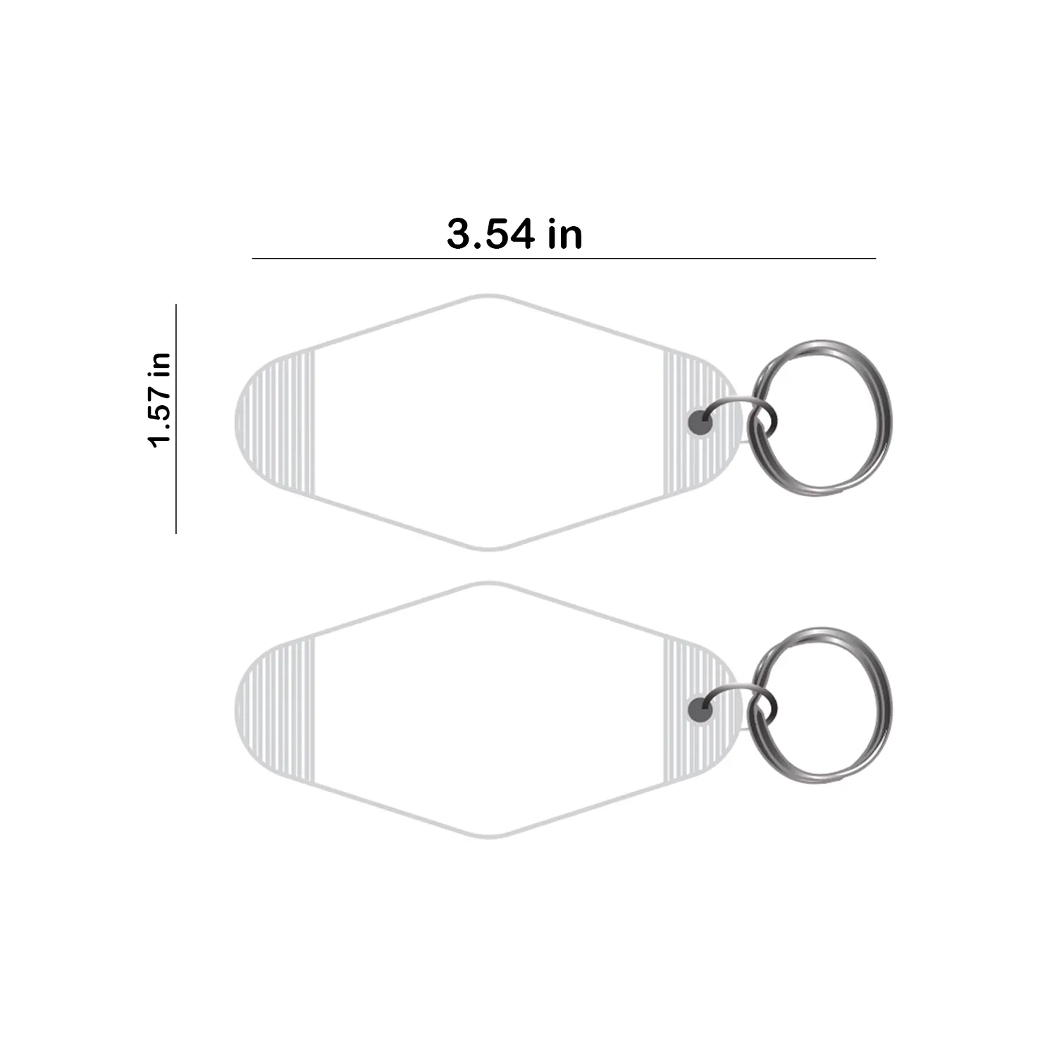 Motel Hotel Keychain For Customization 5
