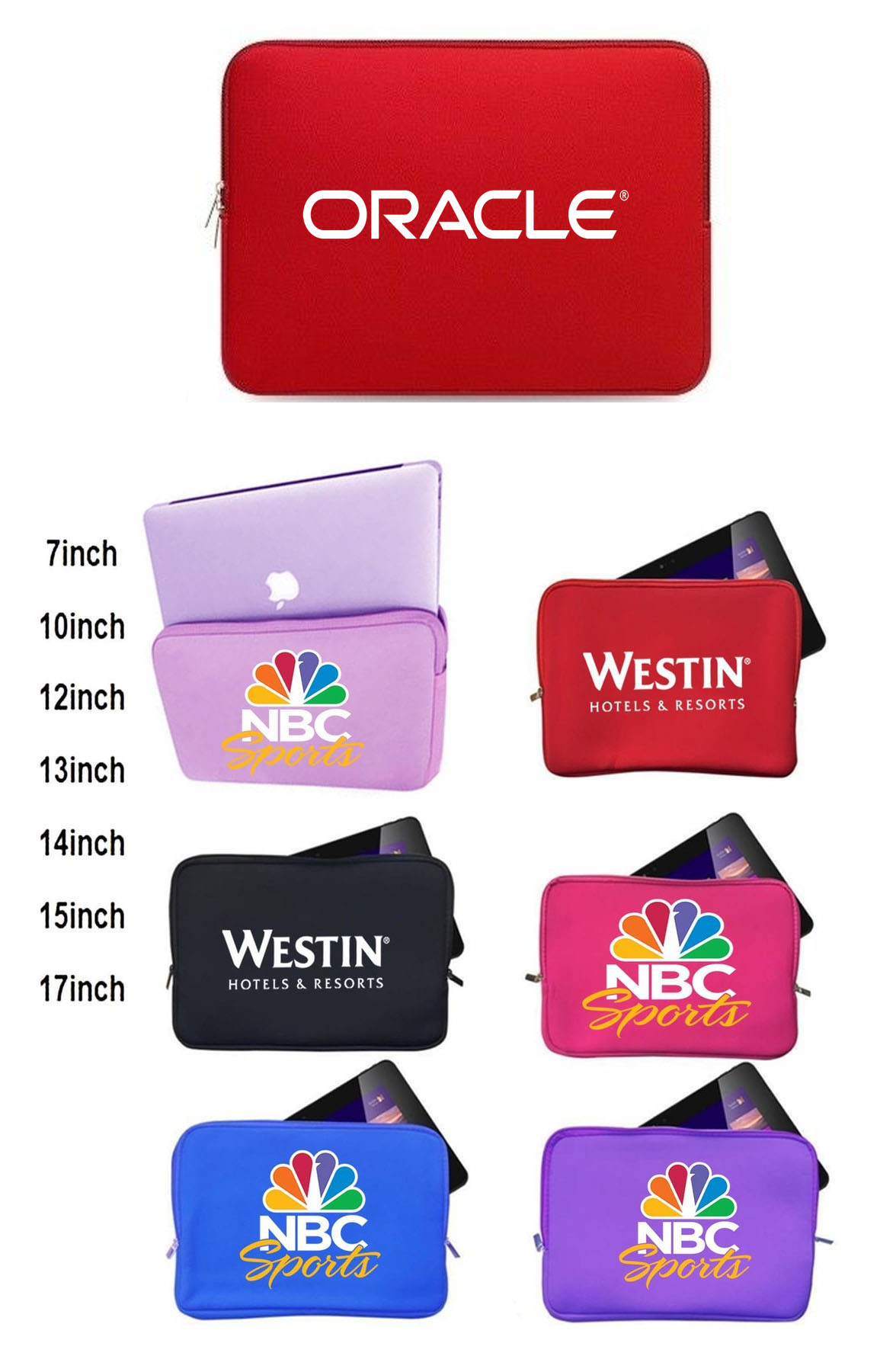 iBank ® 10" Neoprene Zippered Case compatible with iPad 9th Gen 10.2 1