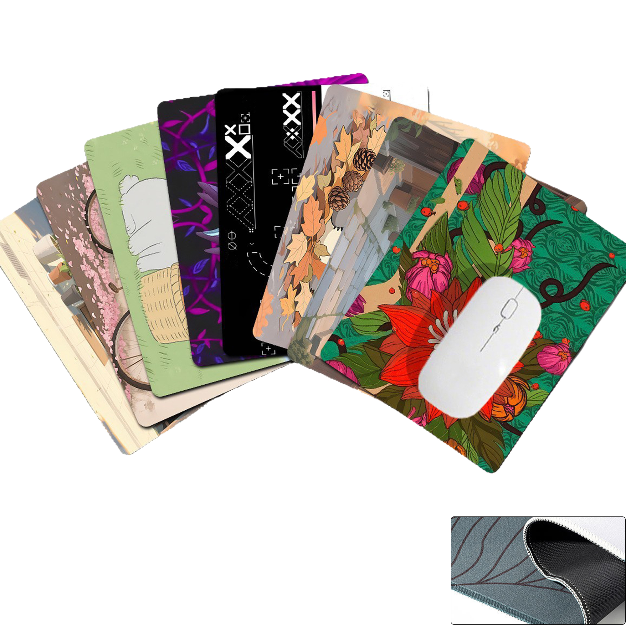 Rubber Full Color Lock Edge Mouse Pad 2