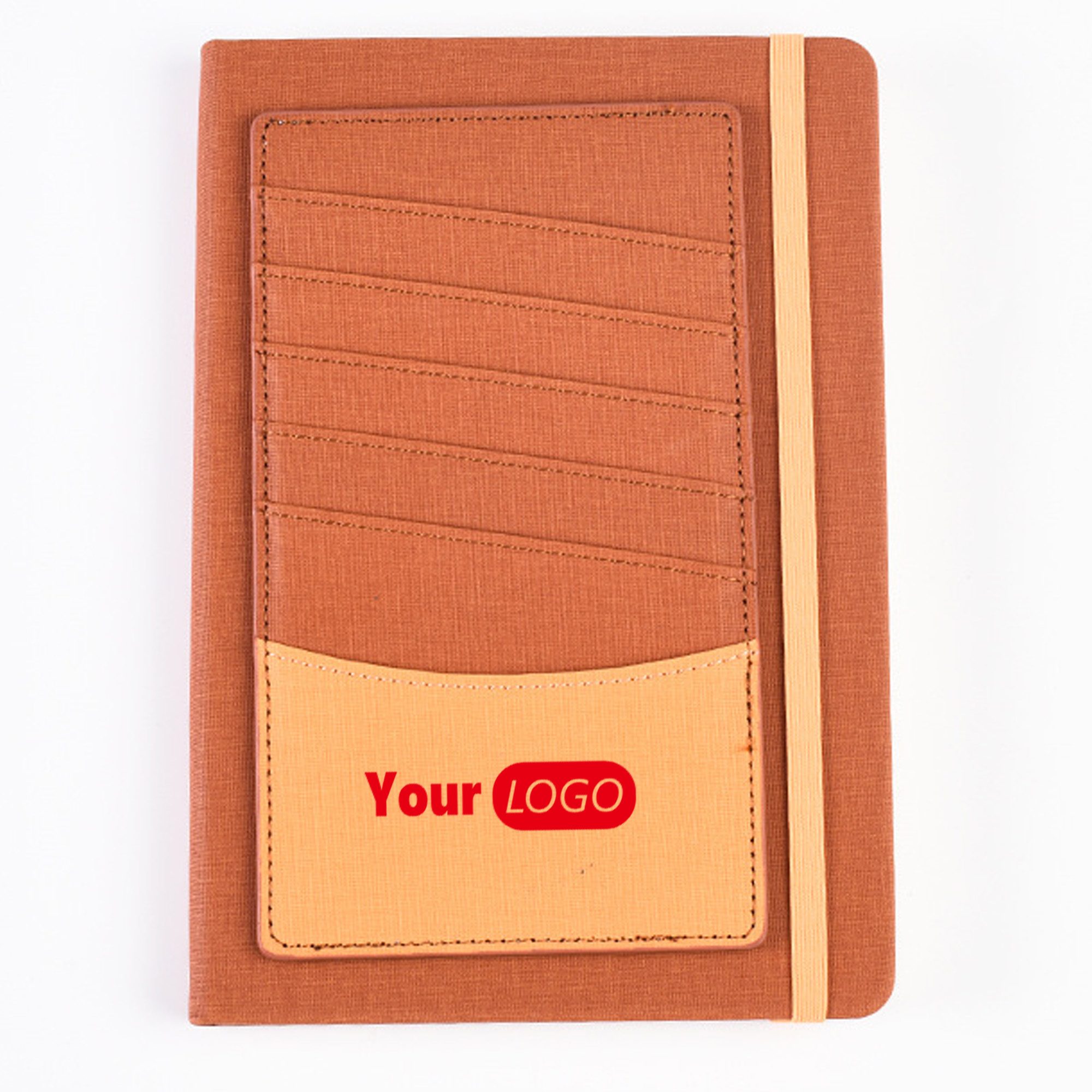 PU Leather A5 Business Notebook Card Holder 2