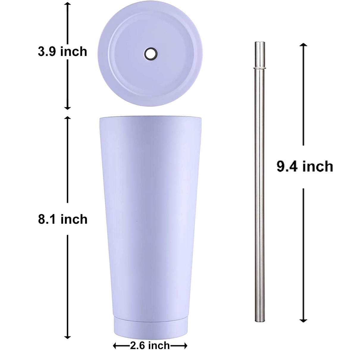 25Oz Insulated Stainless Steel Iced Coffee Tumbler 2