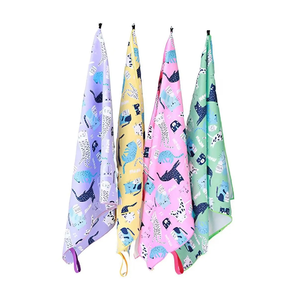 Cartoon Printed Kids Beach Towel 6