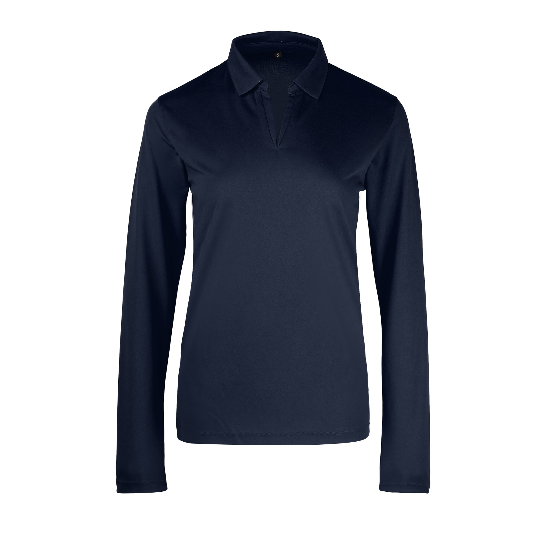 Ladies Sport Micro Pique Long Sleeve Polo Shirt 6