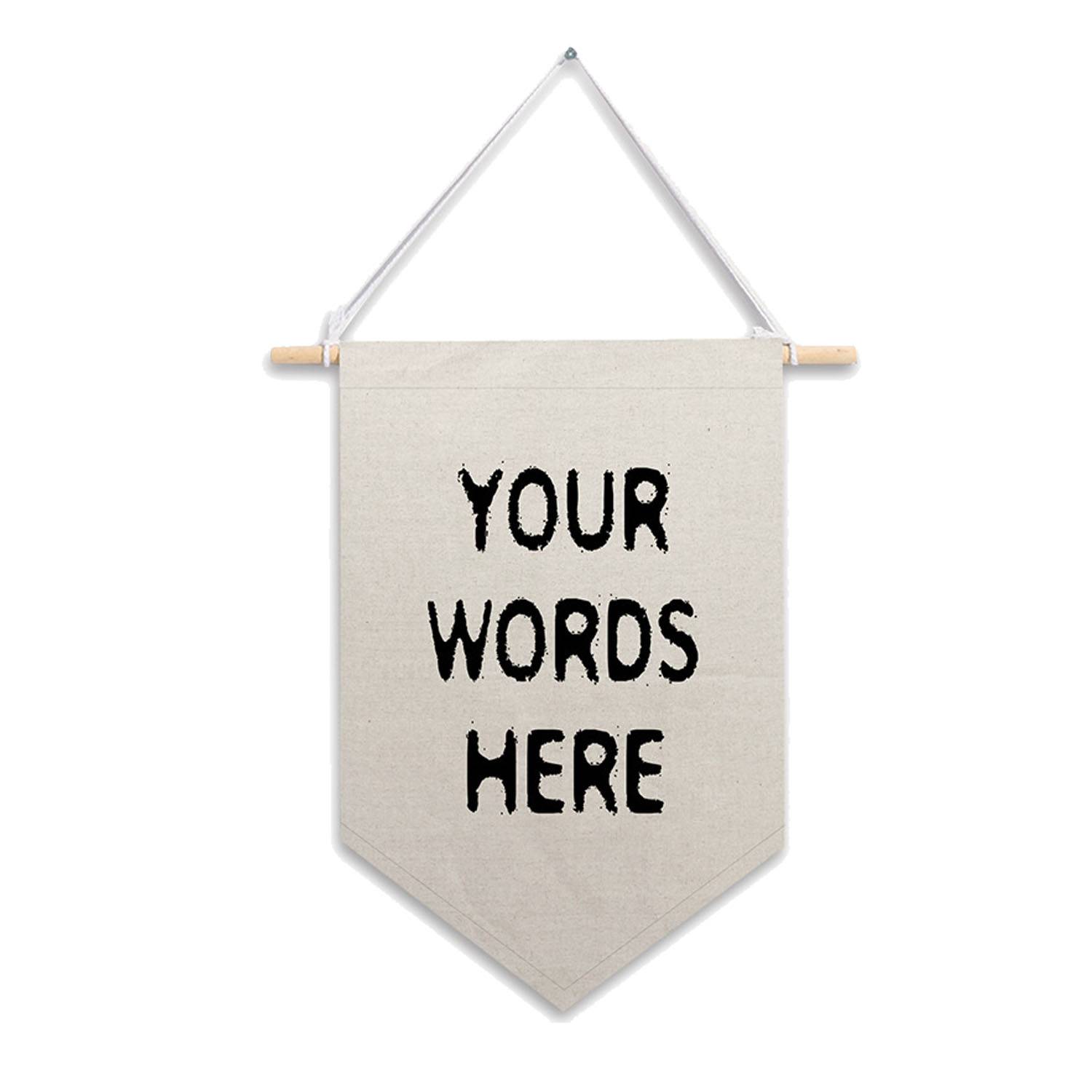 Custom Canvas Advertising Wall Hanging Flag 3