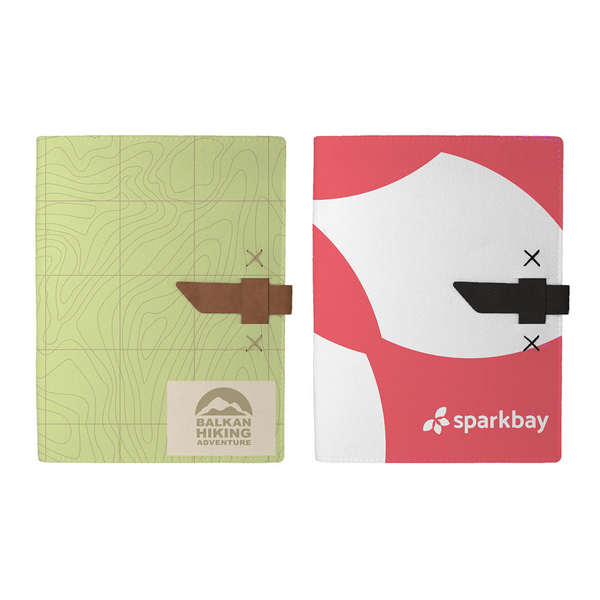 Hubbard Dye-Sublimated Felt Padfolio 42