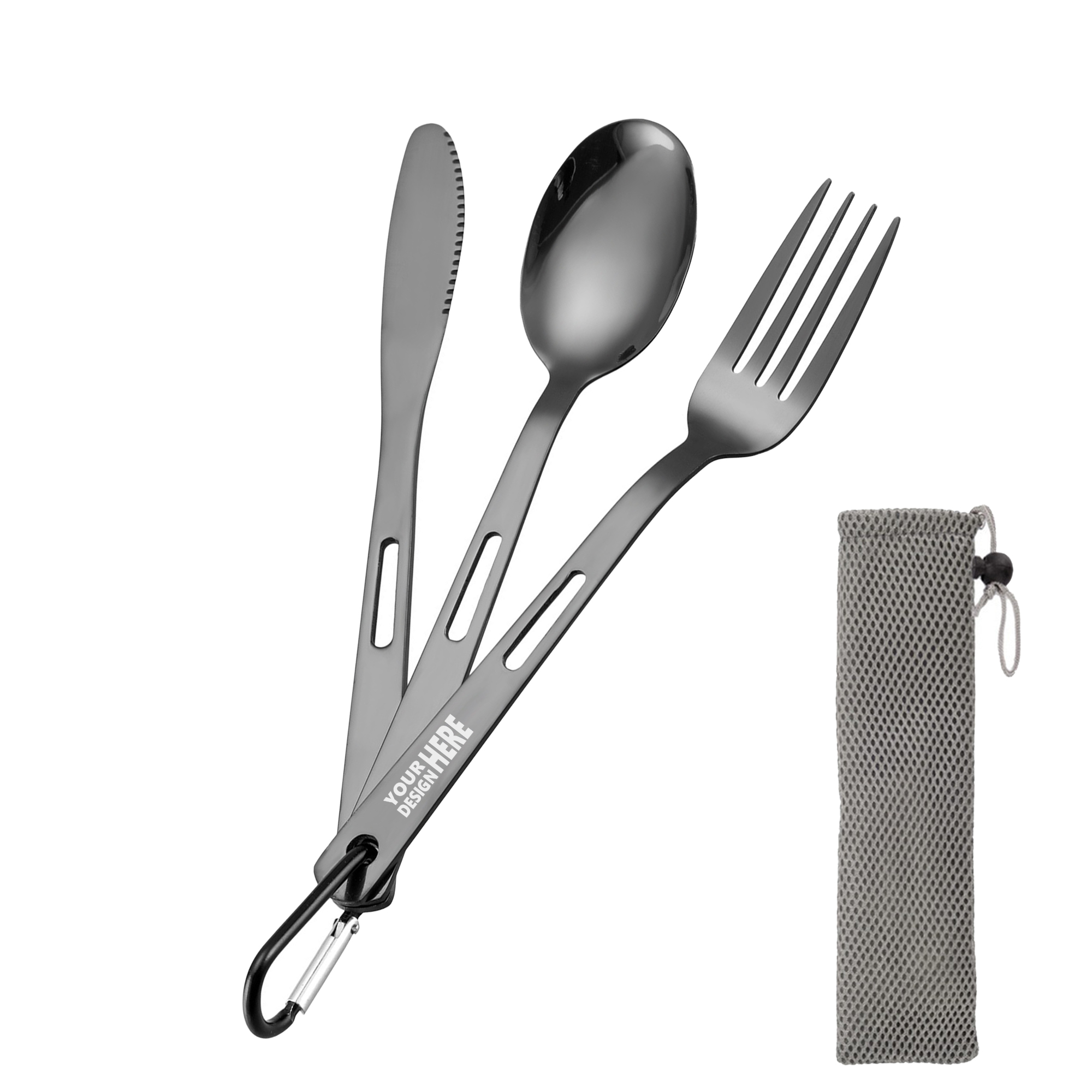 Picnic Stainless Steel Cutlery Travel Set 2