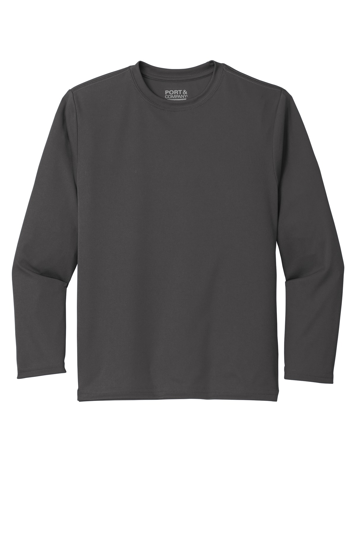Port & Co Youth Long Sleeve Performance Tee PC380YLS 9