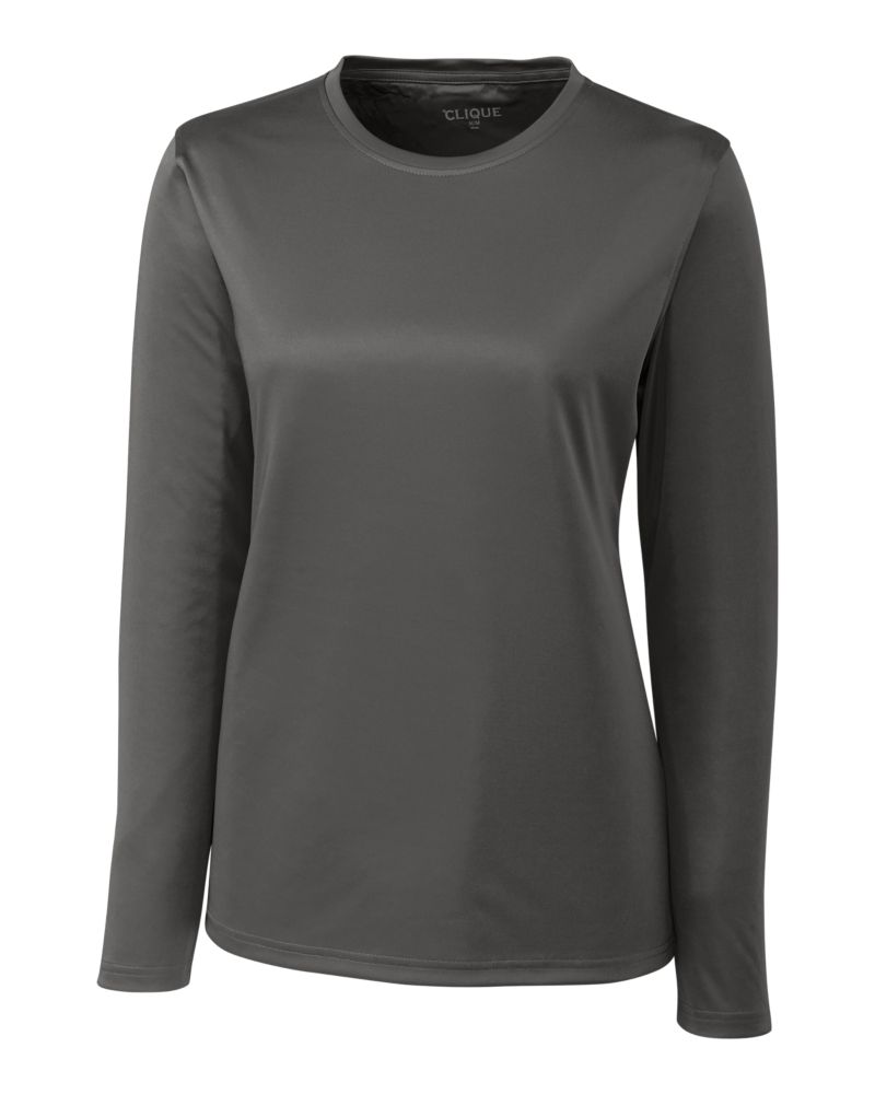 Clique Spin Solution-dyed Performance Jersey Womens Long Sleeve Tee 18