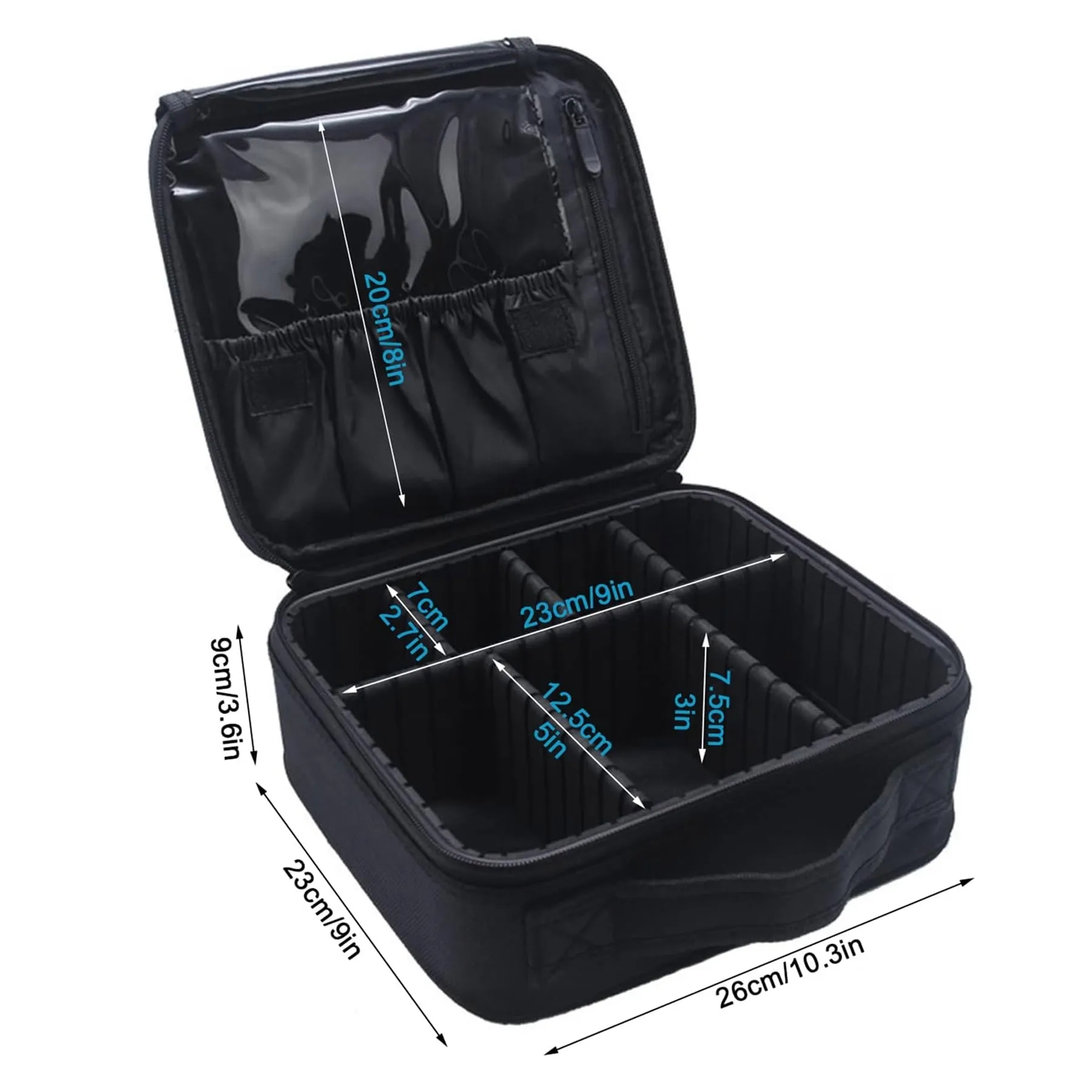 Travel Cosmetic Bag Portable Jewelry Organizer 3