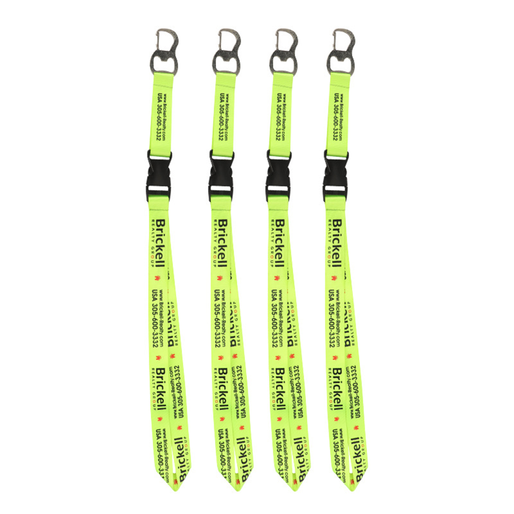 Colour Lanyard W/ Bottle Opener & Buckle Release 2