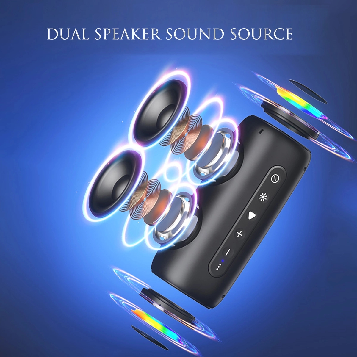 Smart Bluetooth Speaker With Rgb Light 7