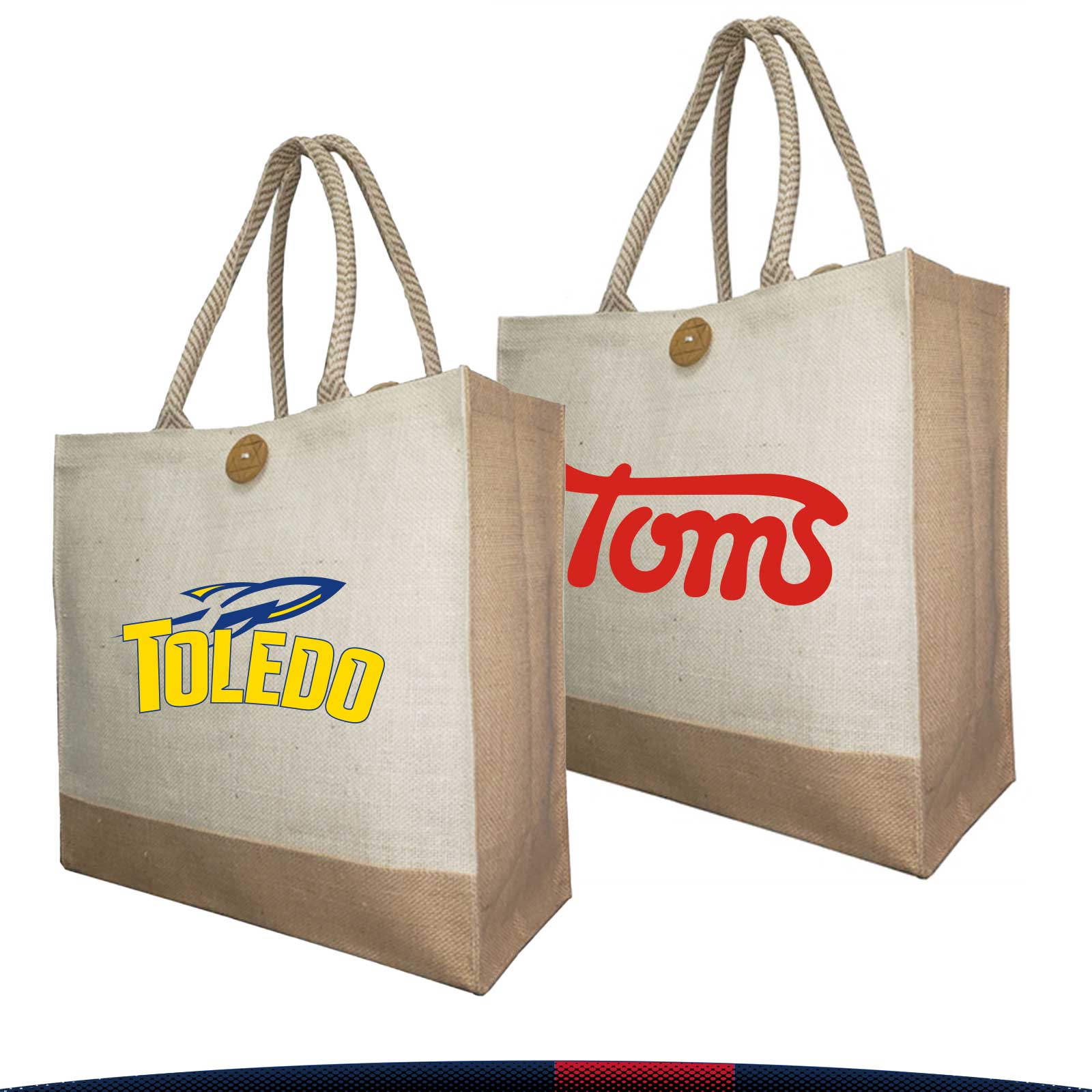 Burno Laminated Jute Tote Bag 2