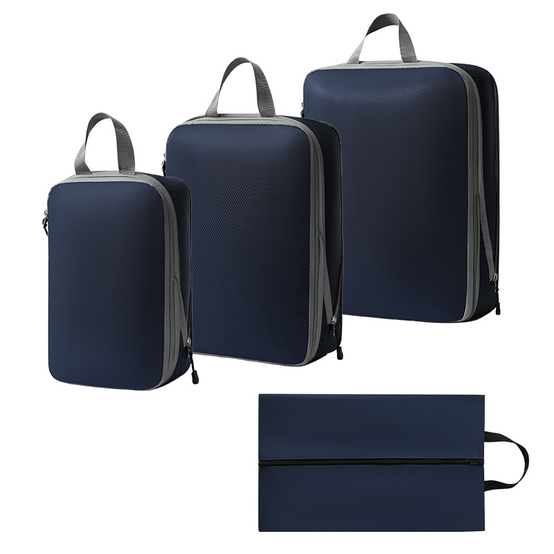 4-Piece Deluxe Compression Packing Cubes Travel 8