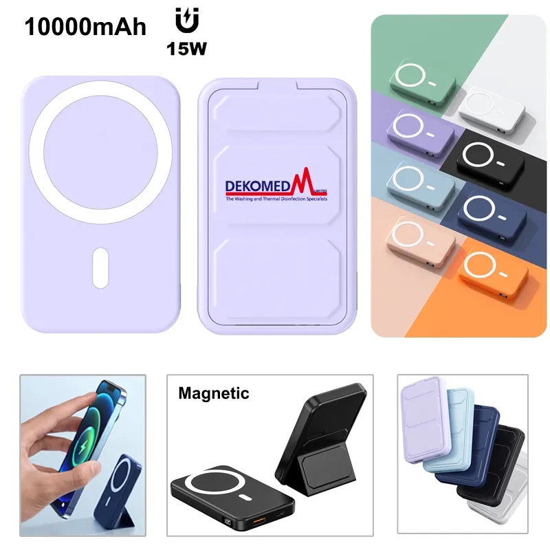MagSafe 10000mAh Wireless Power Bank With Phone Stand 4