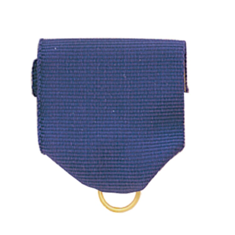 Solid Purple Pin Drape Ribbon with Jump Ring 2