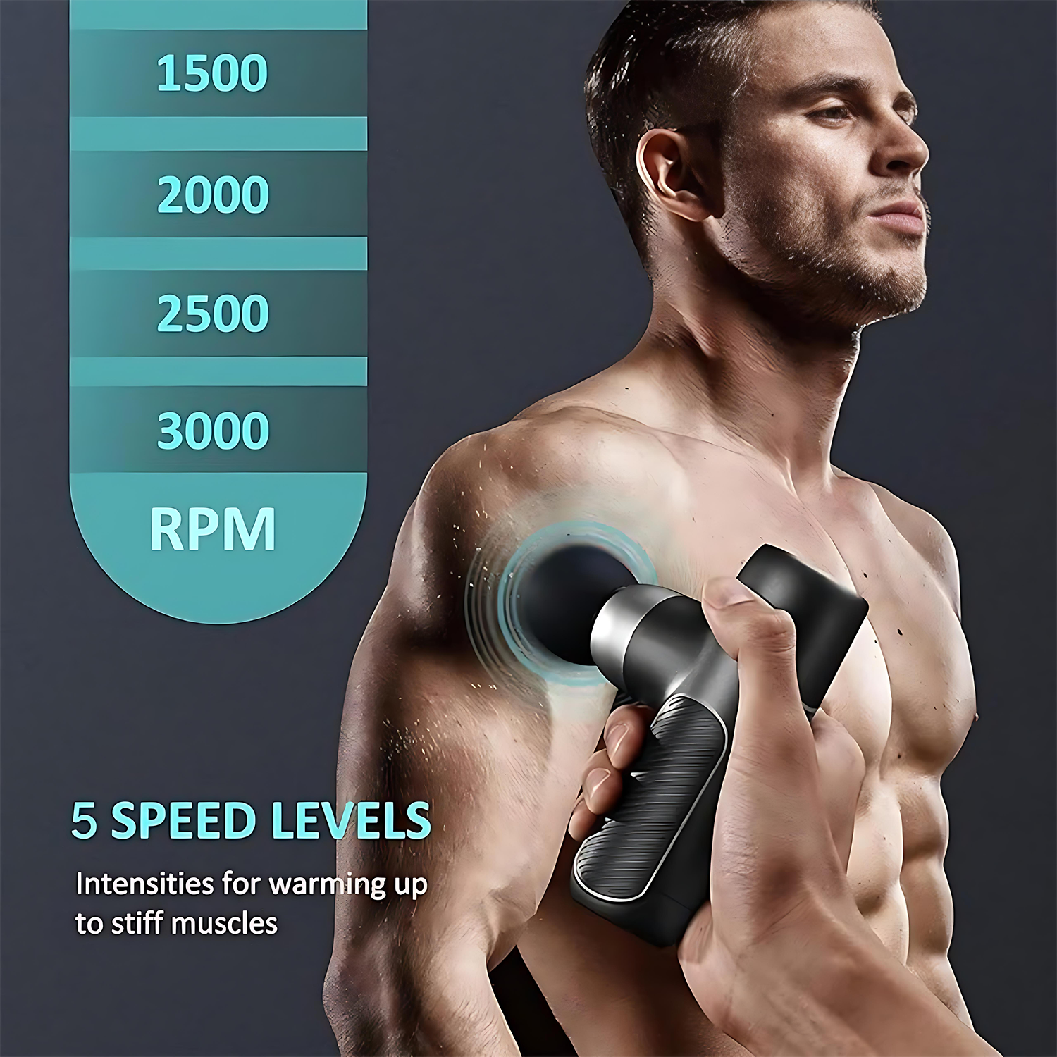 Mini Rechargeable Fascia Gun for Neck Massage 4
