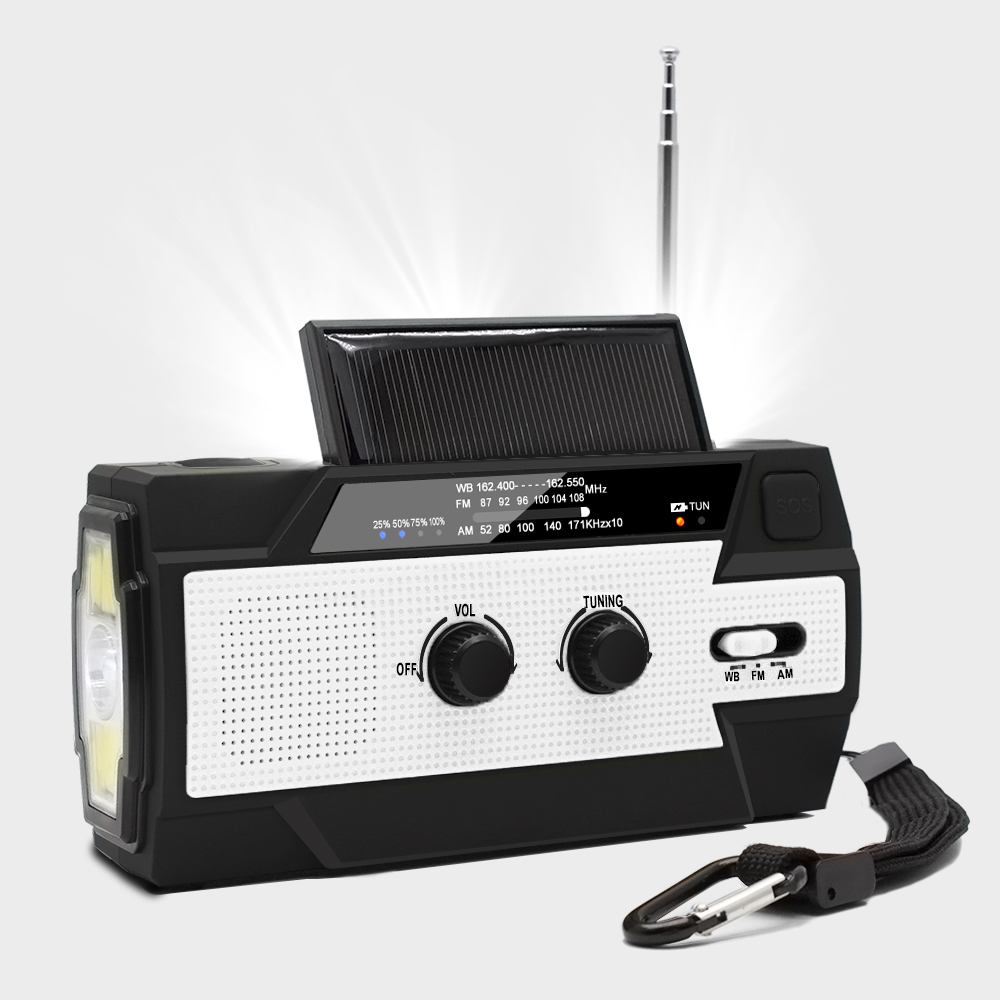 ResQ Emergency Hand Crank Radio – 4000mAh Power Bank, Solar, 1W Flashlight & Motion Sensor Lamp 29