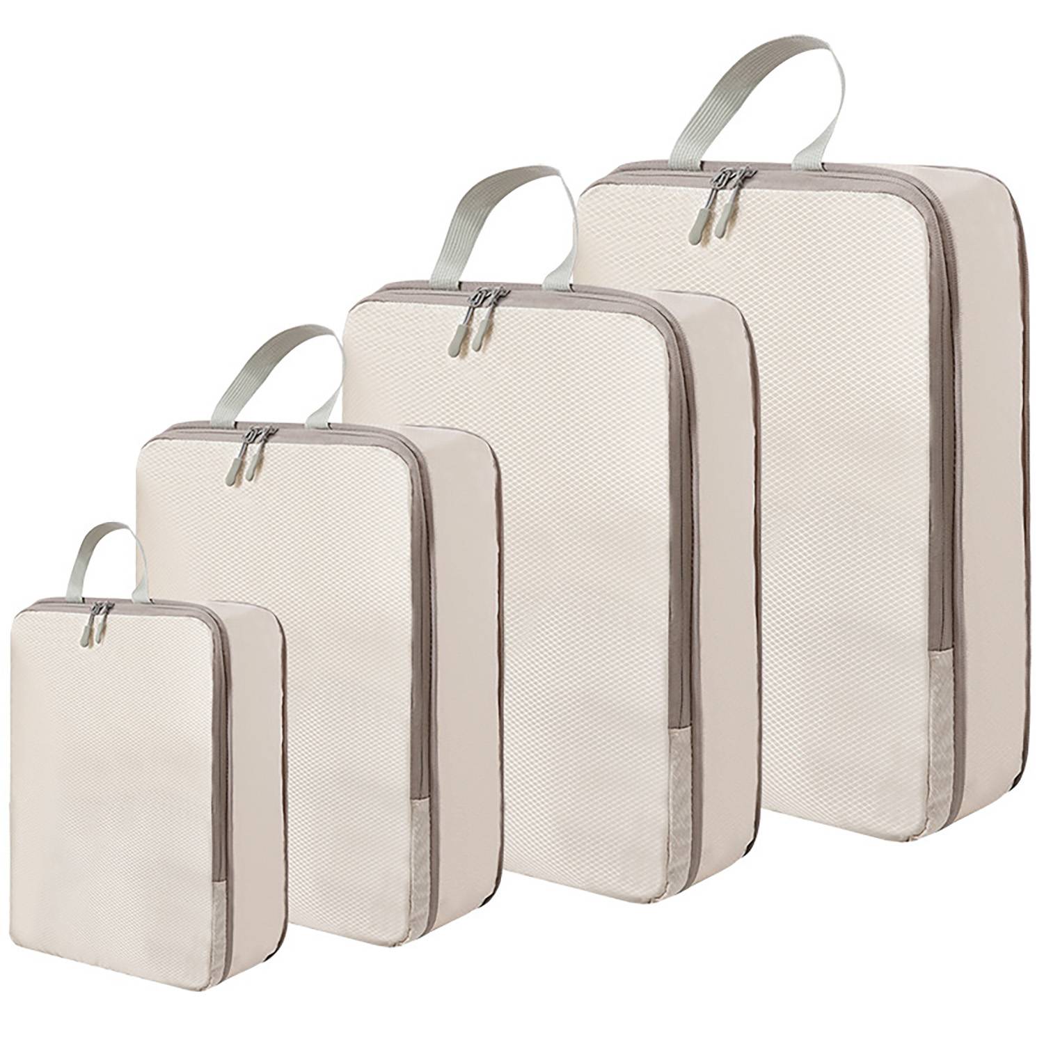 4-Piece Set of Packing Cubes Compression Bags 2