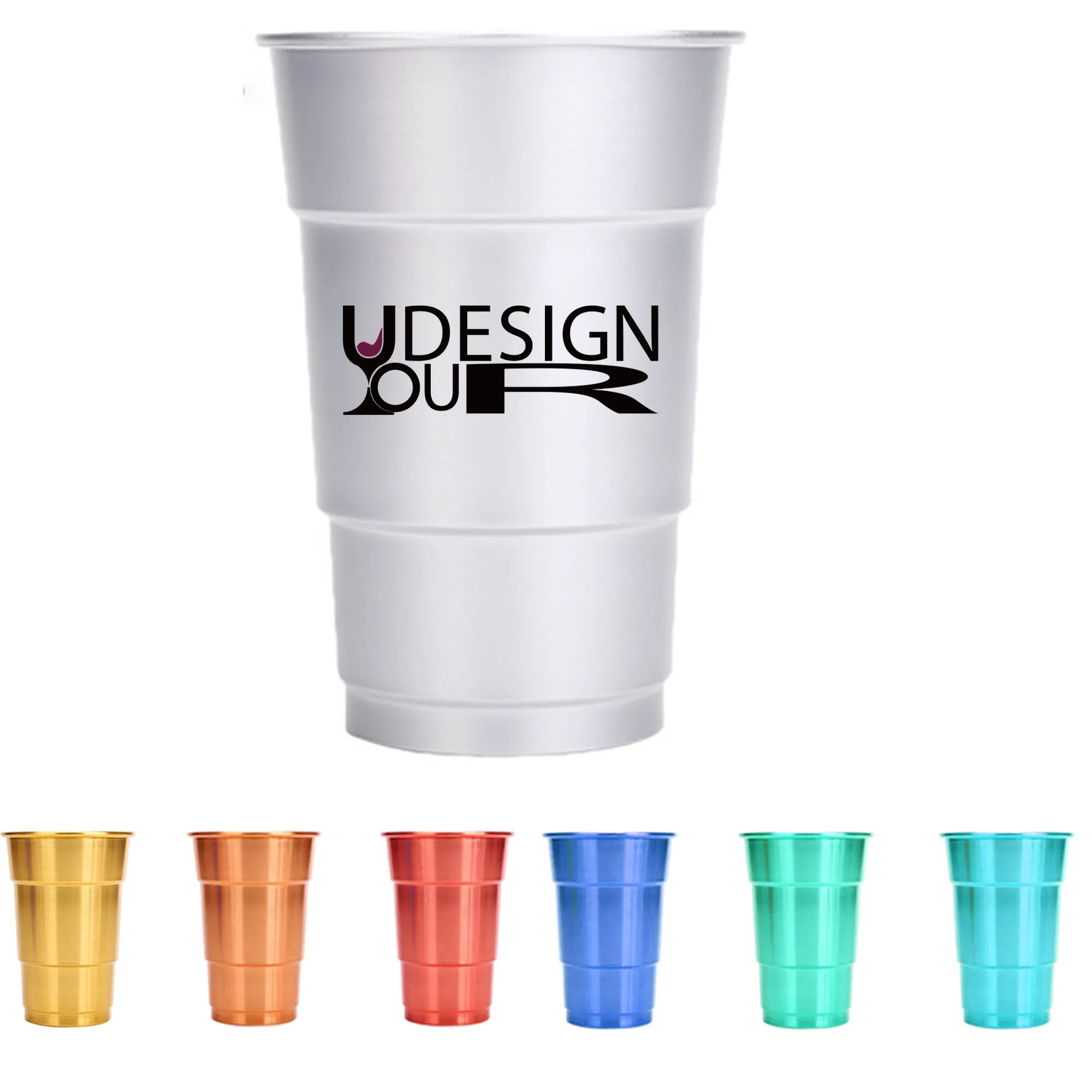 16OZ Reusable Disposable Recyclable Aluminum Cup 2