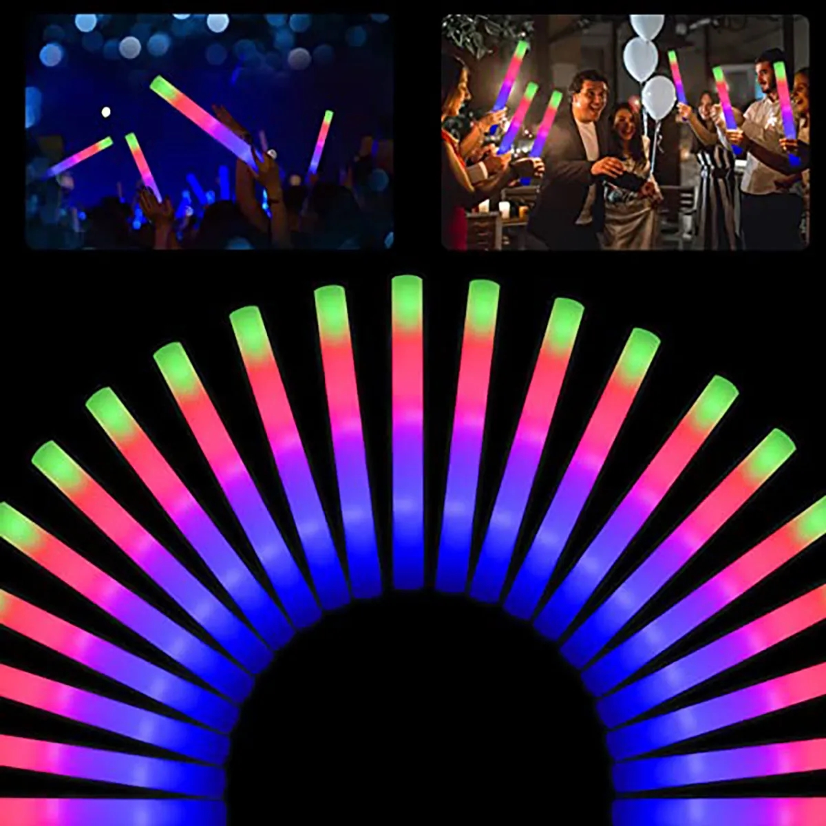 Custom LED Foam Glow Sticks 3