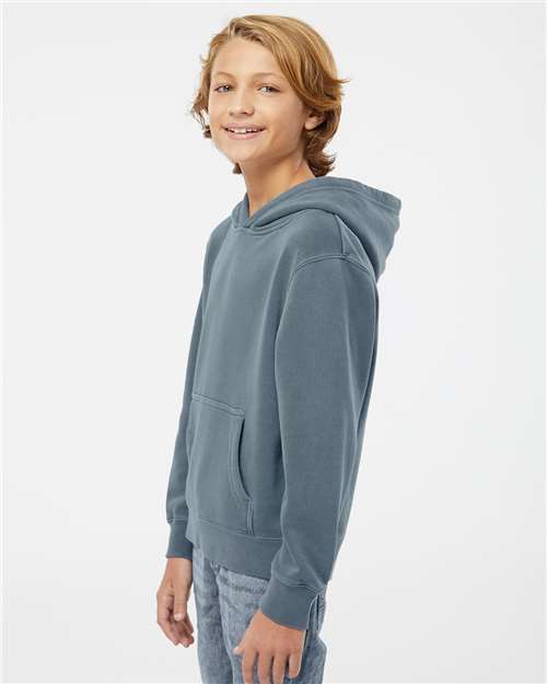 Youth Midweight Pigment-Dyed Hooded Sweatshirt - PRM1500Y 15