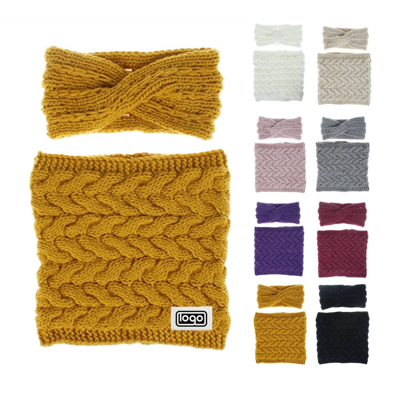 New Headband Scarf Set 2