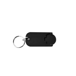 Rectangle Shopping Cart Token Keychain For Trolley Use 10