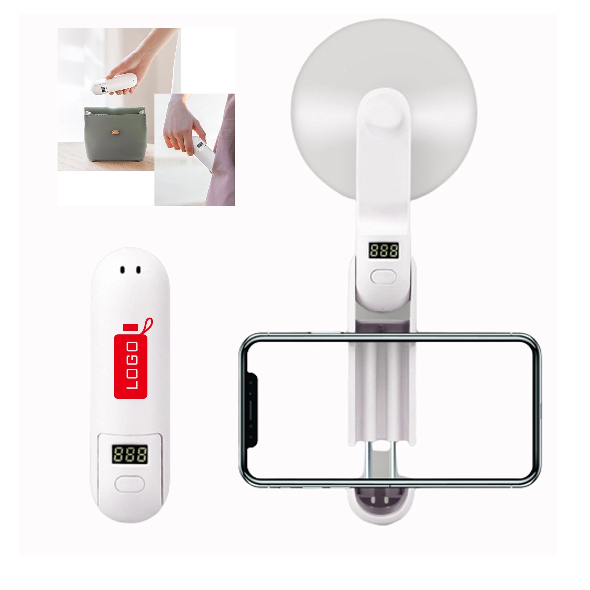 Portable USB Rechargeable Foldable Fan 6