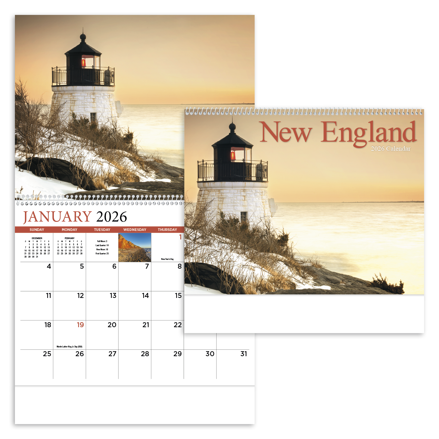 HotLine® Products New England Appointment Calendar - Spiral 9