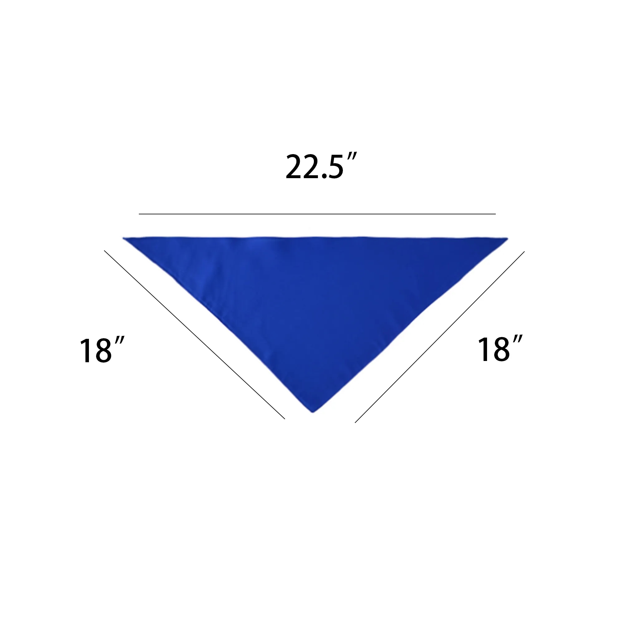 Polyester Pet Triangle Bandanas 1