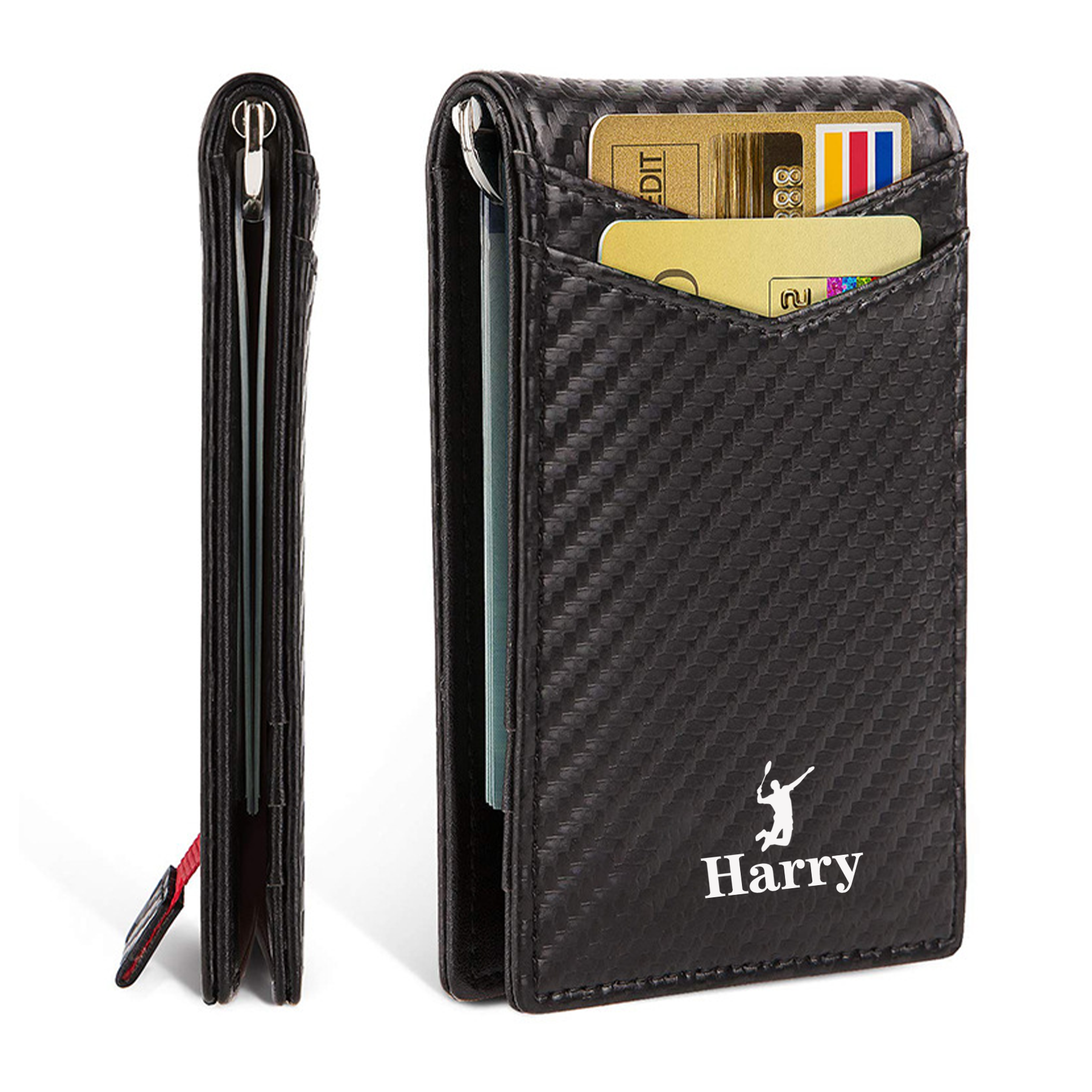 Genuine Leather Card Holder Minimalist Wallets 4