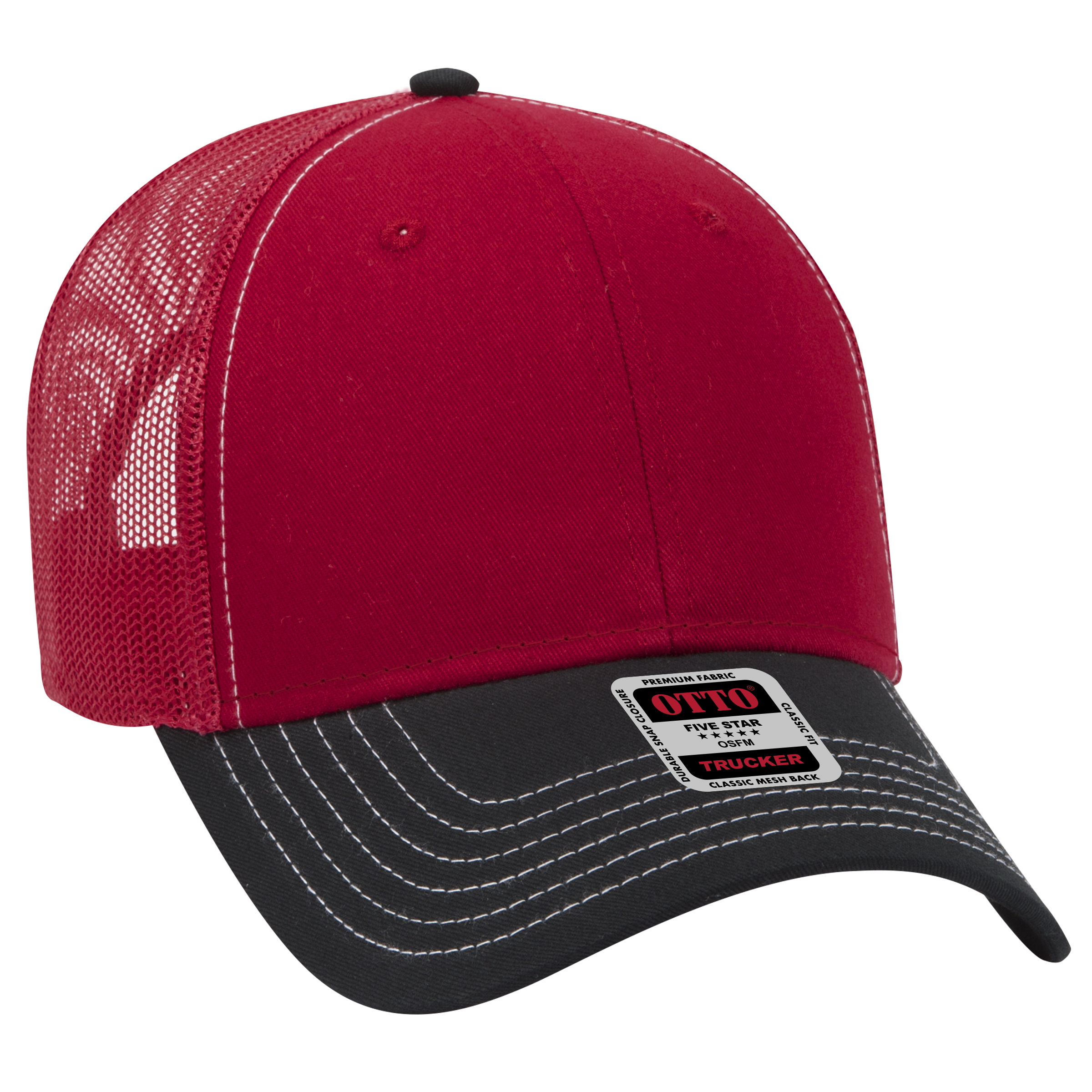 OTTO CAP® 6 Panel Low Profile Mesh Back Trucker Hat 192