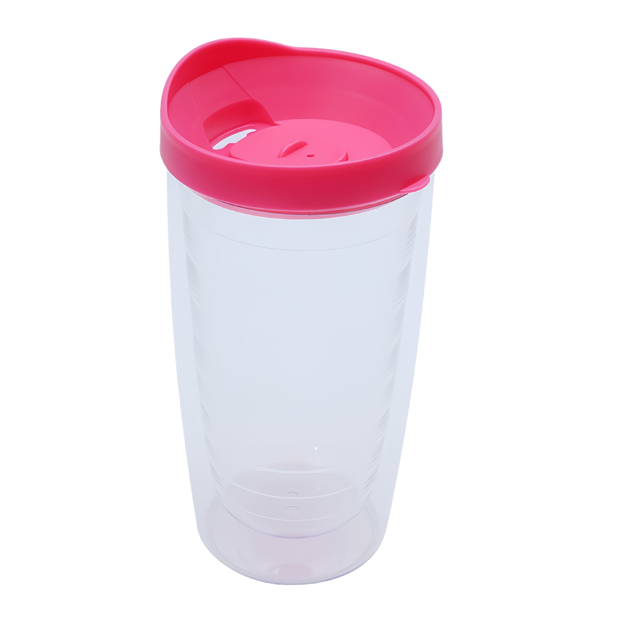 16oz Double Wall Thick Plastic Tumbler with Push Lid 5