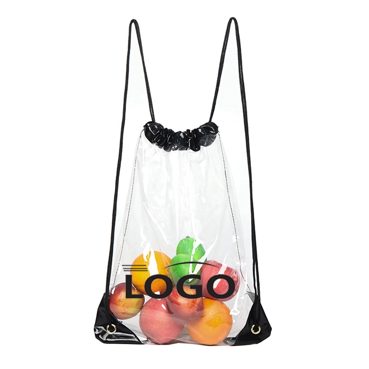 Clear PVC Drawstring Bag 3