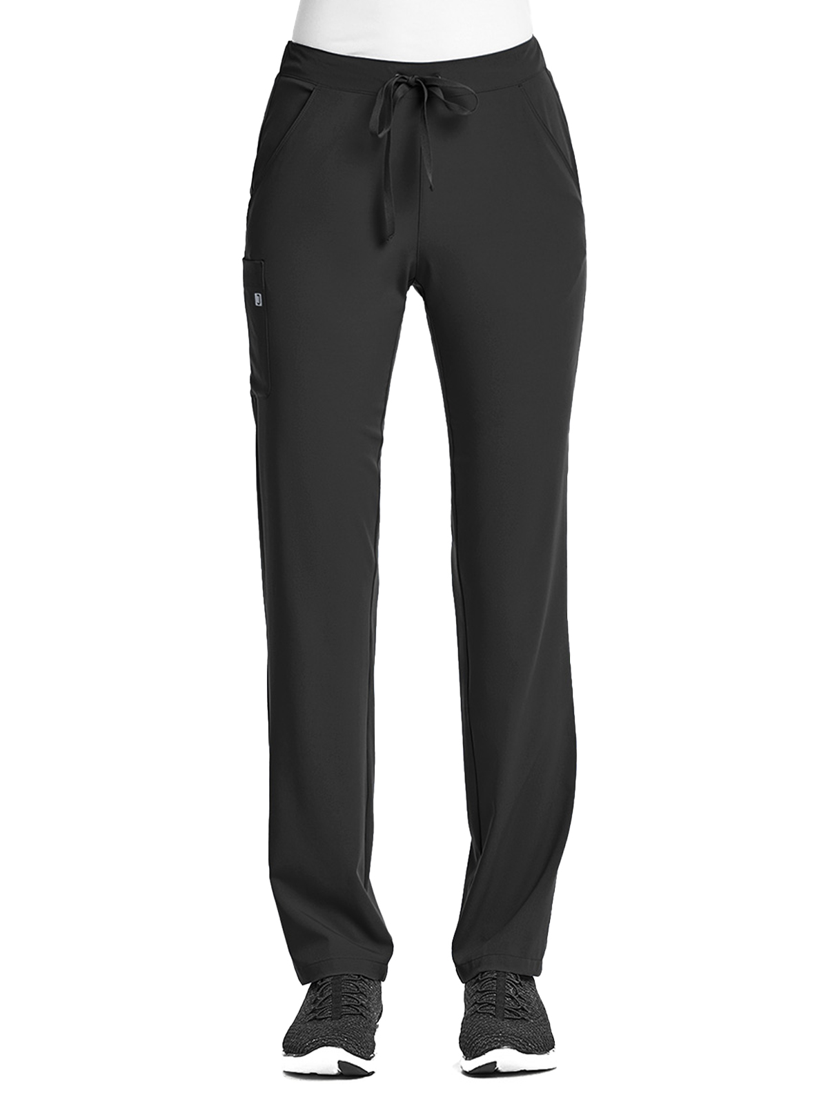 ScrubJoy Originals - Women's Fitted Five-Pocket Tapered Leg Pant 19