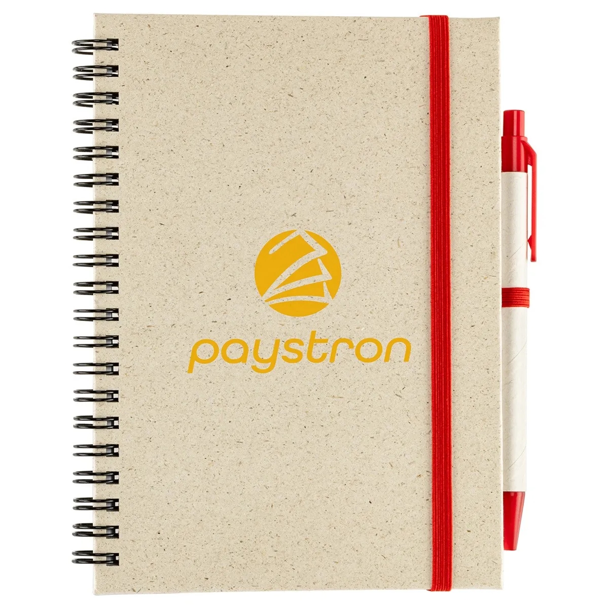Prairie Fragrant Grass Recycled Spiral Notebook with Pen 6