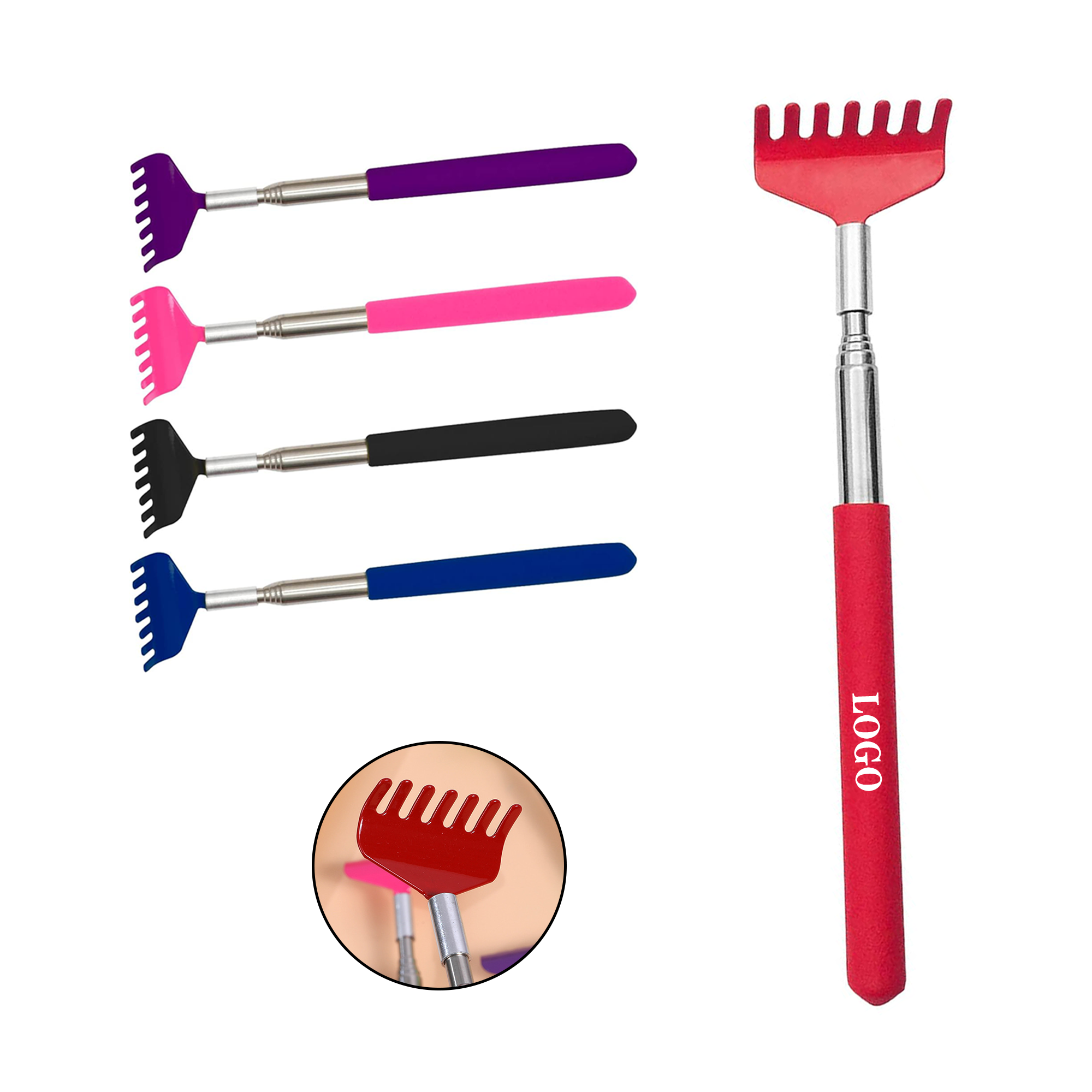 Retractable Metal Head Scratcher 3