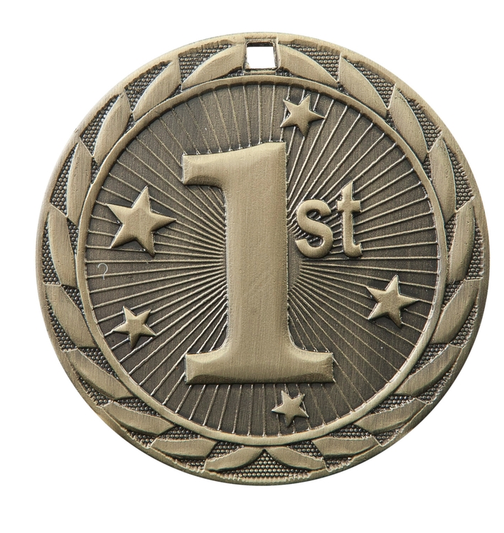 1st Fe Iron Medal 2" 1