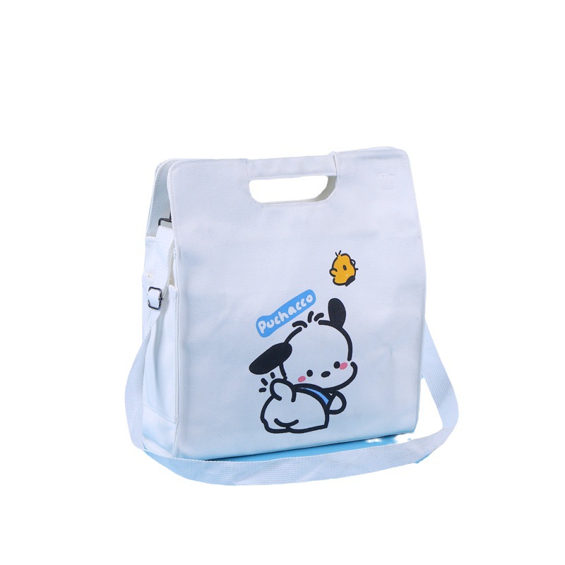 Canvas Bag with Cut-out Handles 1